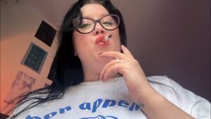 Cigar fetish Amateur Chubby Curvy Fake Lips