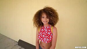 Adorable Teen fucks for cash