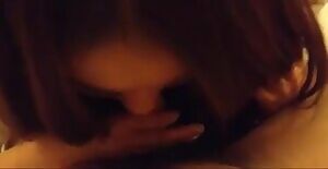 Amateur Chinese doing blowjob now