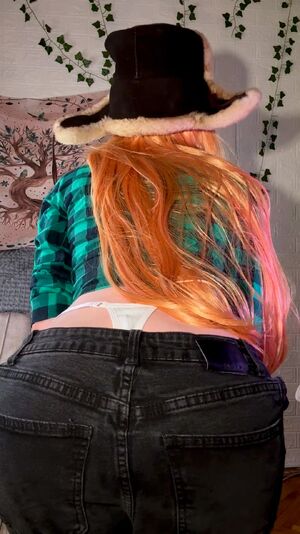 NSFW Cosplay Ass Jeans Teen Thong