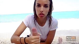 She really wants a cumshot in public