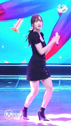 Gfriend Yuju's low cut top