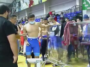 Gay Bulge Erection Sport Wrestling