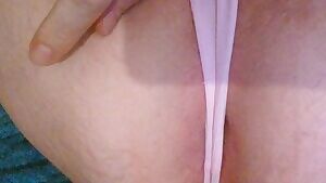 Asshole behind thong, straight bicurious male 🥺 if you like it, pm me for more