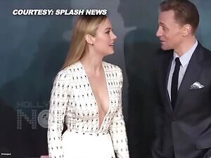 Brie Larson and Tom Hiddleston