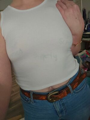 Bodywriting Amateur Degrading Nipple Clamps See Through Clothing