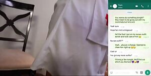 The nurse in in the house