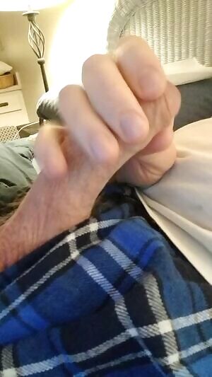 A little edging playtime before work...Don't want that precum to go to waste!