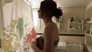 Emmy Rossum's shower surprise