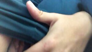 Fiancé playing with her at work