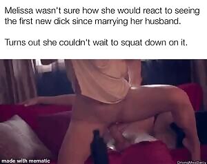 Melissa takes a seat