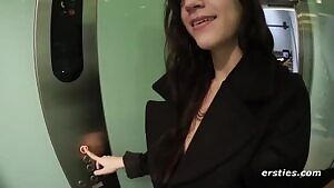 Magena takes the lift