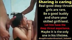 Share the deep throat skills? Would you?