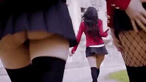 When your GF can't keep her hands off you on your way to class