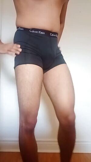 Stripping off my underwear