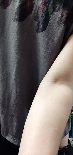 Slid a couple fingers in while at the library