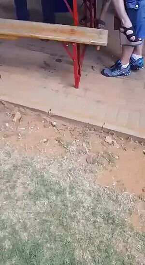 Blonde and the bikers !!