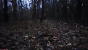 Little red riding hood thinks she's alone, but the big bad wolf sees everything she does in the forest ;)