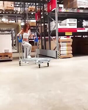 When you dare your sister to flash her ass really fast, but she forgot your camera does slow mo video😈 also she looks cool af doing this, perfect timing. 👌👌