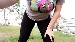 Outside jiggly titty drop