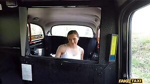 Stacy Cruz - Lovely brunette with blue eyes and natural boobs gives driver multiple orgasms