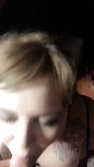 My sweet boyfriend stroking my cum smeared face while I suck the last bit of it 🥰