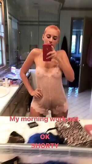 See-Through and some moves infront the mirror