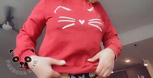 I decided not to wear a bra today 🐱