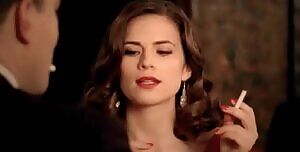 You notice your boss Hayley Atwell getting friendlier with you at the bar after work