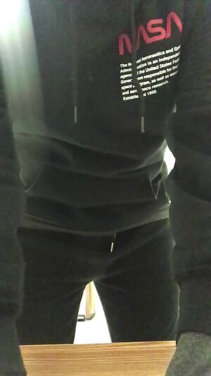 The restroom at work is slowly becoming my own studio 😂