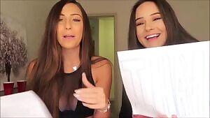 her reaction to kissing girls