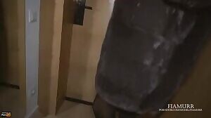 Black Haired Beauty In Black Stockings Sucking Cock