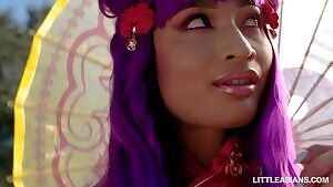 Avery Black - Red Dress Asian Seductress