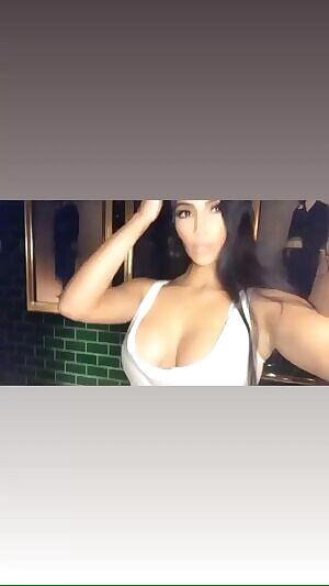 IG story low-cut dress 3