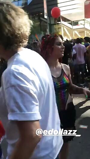 Bouncing for Mermaid Pride