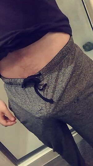 I love slowly pulling my pajama pants down over the length of my cock
