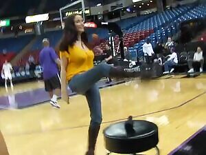 Annie Wersching - sports stadium - Irish Jigg & realization