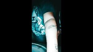 Lesbian Late Night Finger Fuck Quickie