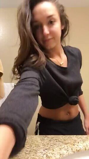 Getting ready to shower