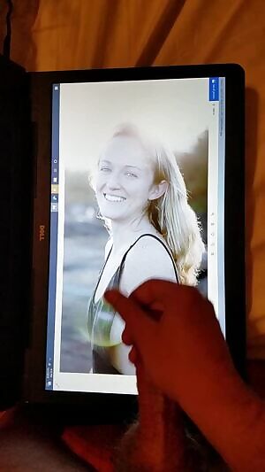 Couldn't hold it in anymore to this slutty blonde