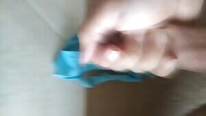 I take a bath and go out so I tell him to prepare my panties that I wear