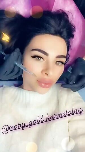 Fresh new lips on Ukrainian bimbo