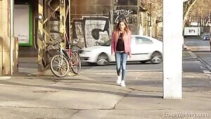 Desperate public piss