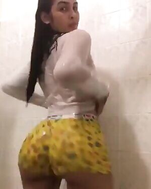 Latina having fun