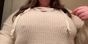 Nips so hard my sweater is giving them rug burn 😂