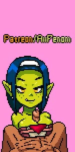 Orc girl paizuri finish