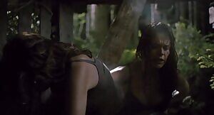 Lake Bell and Katie Aselton full frontal titty jiggle and pussy hair in Black Rock