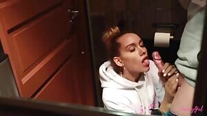 Amateur Blowjob In Public Toilet