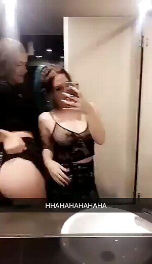 Caught in the bathroom