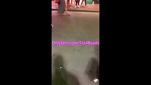 Flashing Tits to crowd